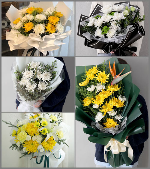 山东东营东营区龙居镇杨集村白事花束代送